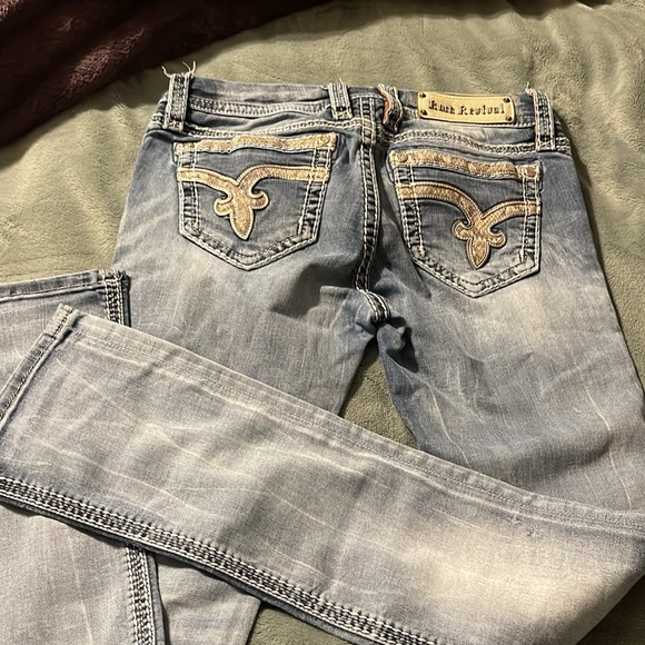 Rock Revival Jeans Nancy Cuffed Straight size 29 - Picture 4 of 7
